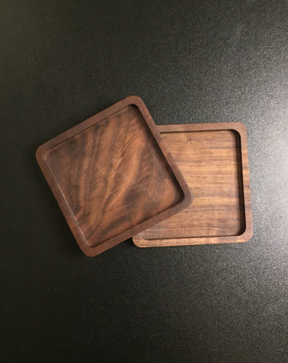 Laser Engraved Wood Coasters - Rectangular